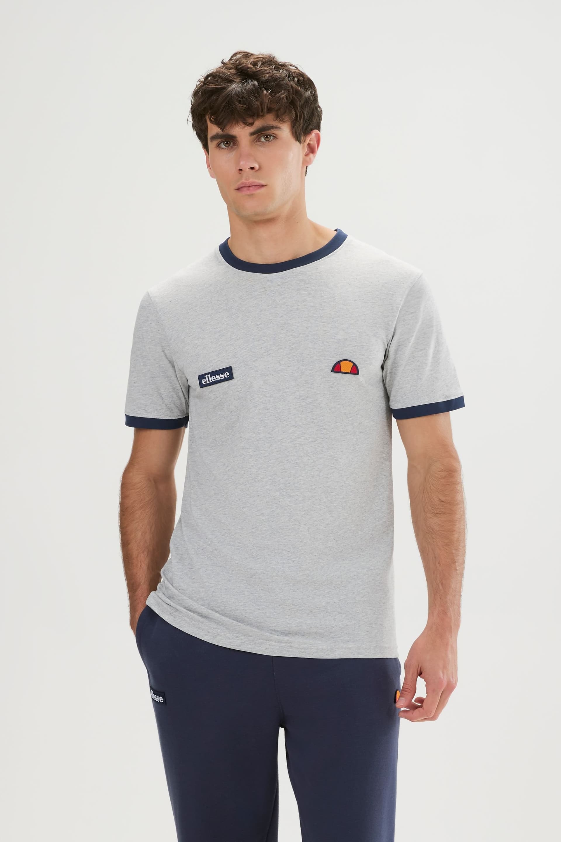 Ellesse Ellesse Men's Ringetto Tee in Light Grey