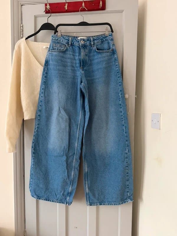 Zara Zara wide leg jeans size 38