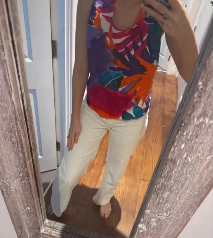 Vintage 100% Viscose Vintage 1987 Top