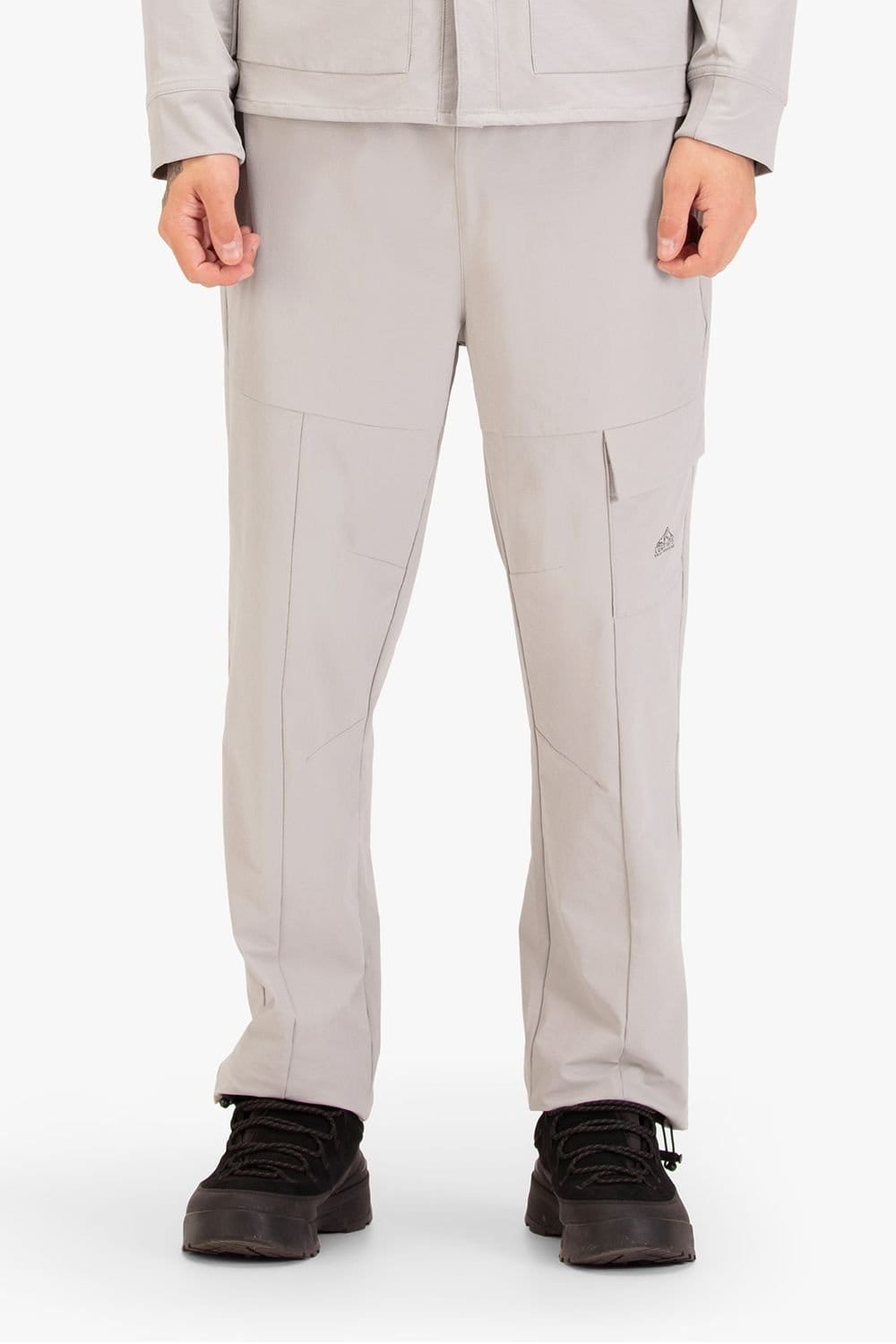 Luke 1977 Men's Locana Tech Trouser in Light Grey