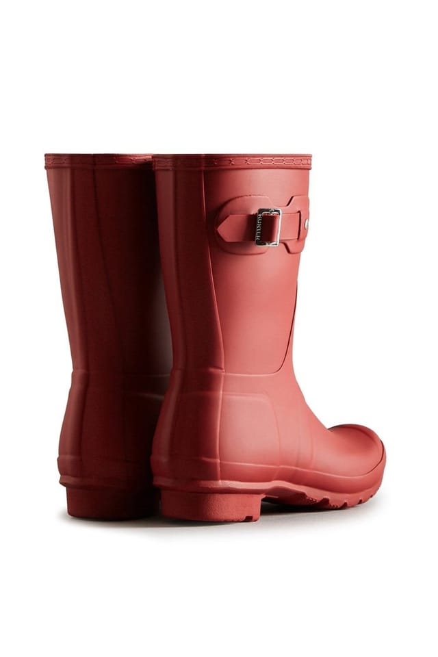 Hunter Hunter Women's Original Short Wellington Boots in Red - 2