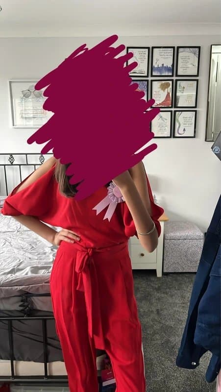 New Look Red jumpsuit