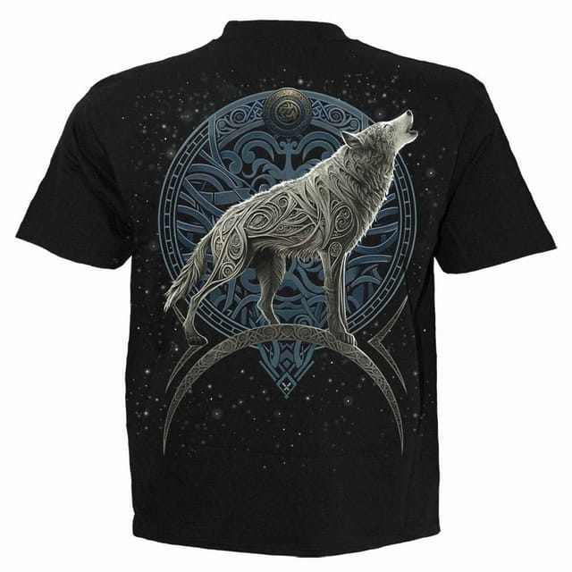 Spiral Spiral Men's CELTIC WOLF - T-Shirt Black - 2