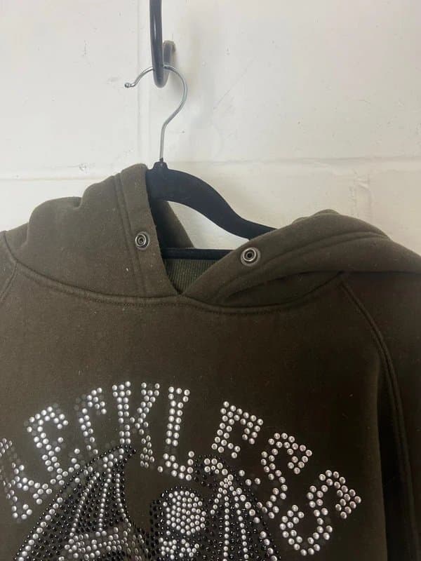 Reckless Scholars reckless scholars khaki green hoodie