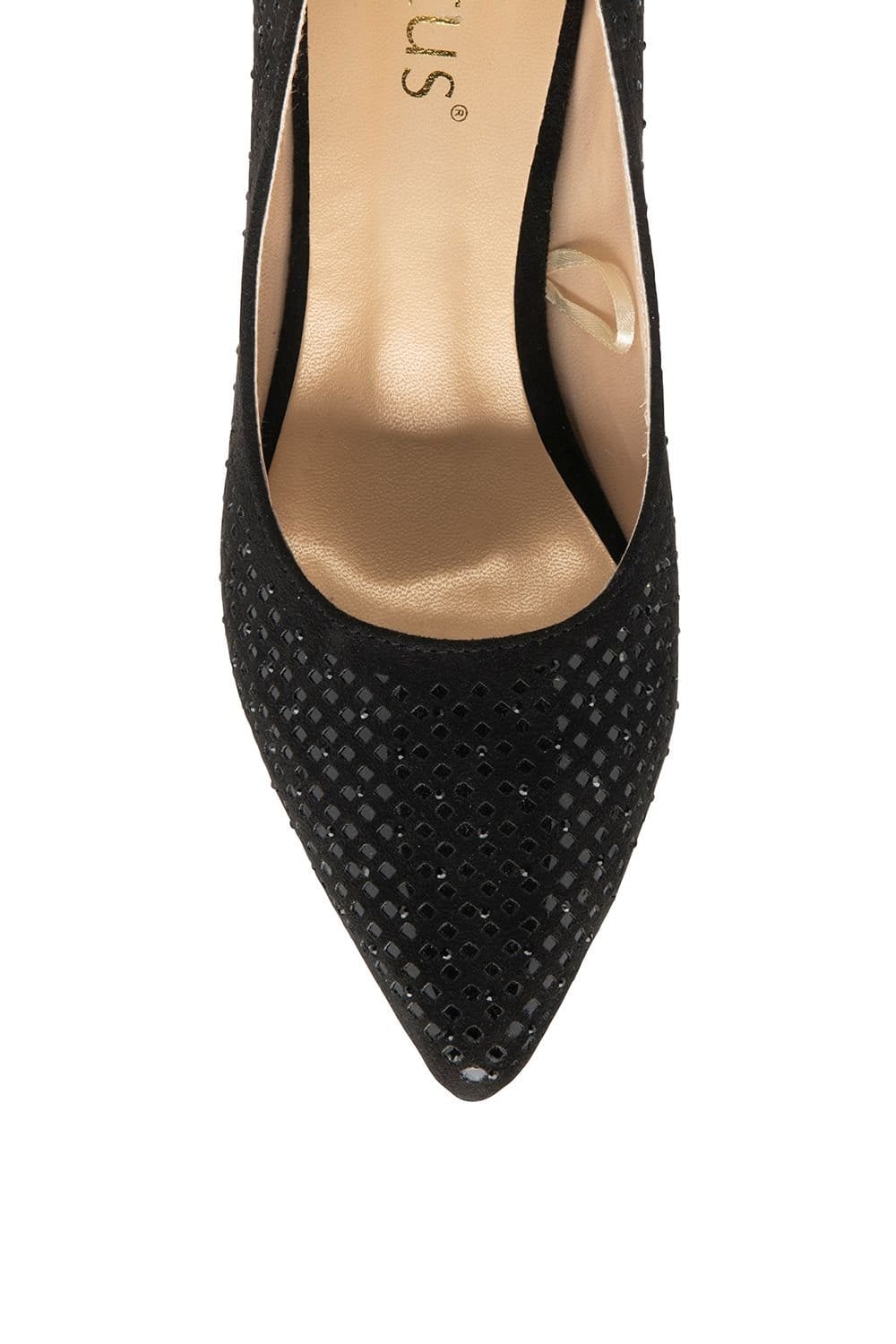 Lotus Lotus Women's 'Kayla' Textile Court Shoes in Black - 4