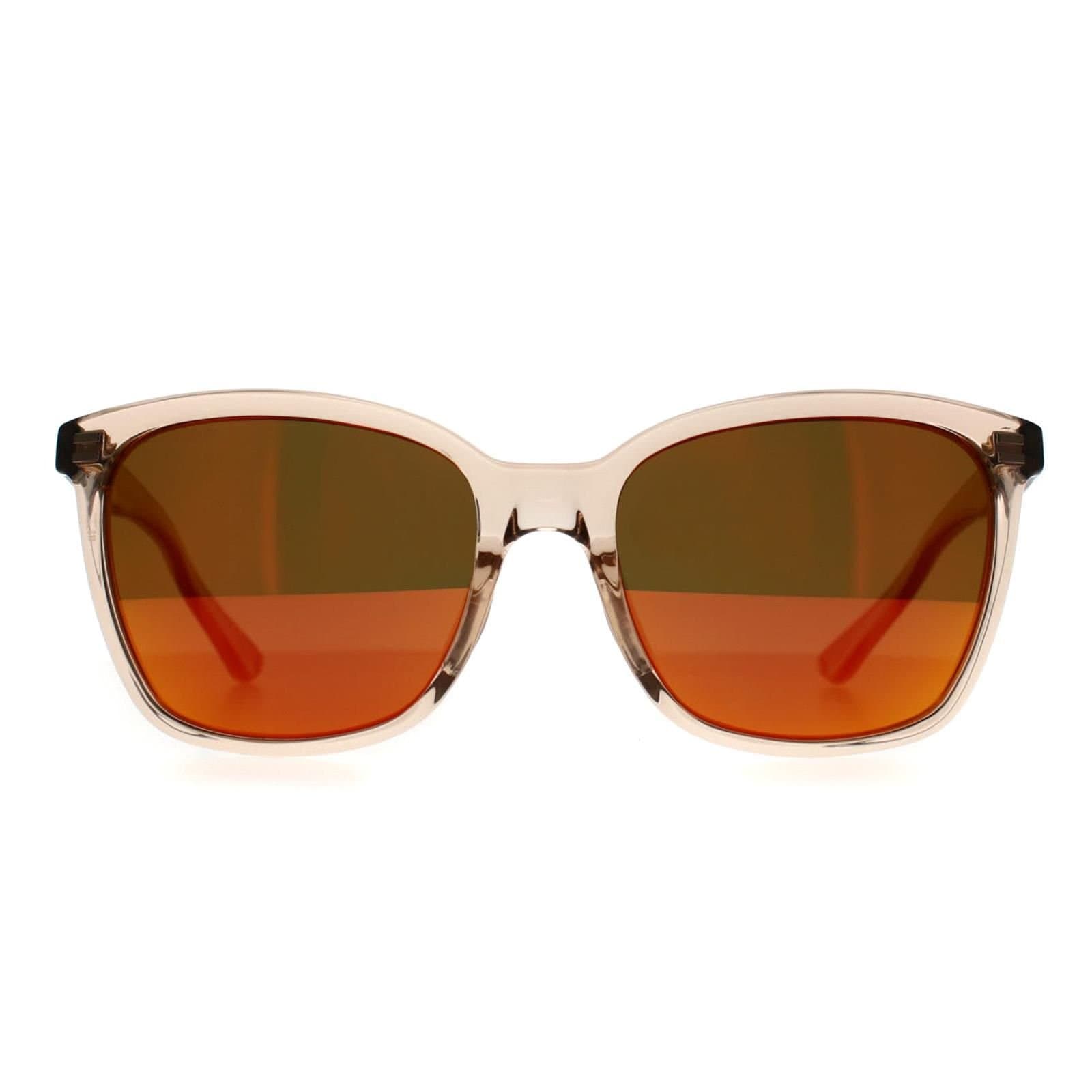 Smith Smith Women's Square Transparent Beige Brown Orange Mirror Chromapop Colette/N