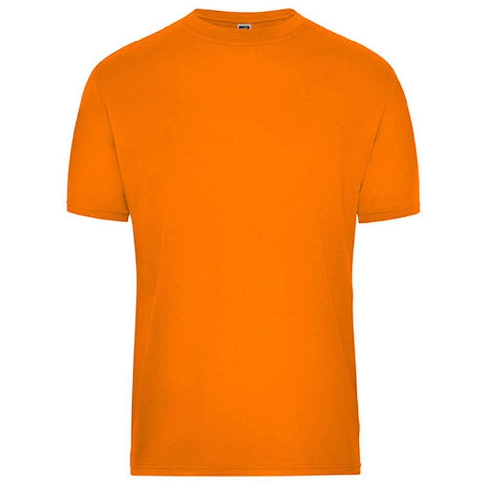 James and Nicholson James and Nicholson Men's Bio Workwear T-Shirt in Orange