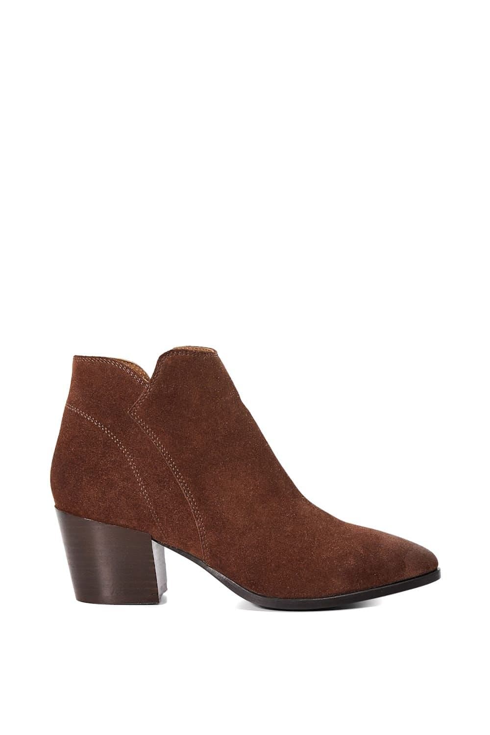 Dune London Dune London Women's 'Parlor' Suede Ankle Boots in Brown