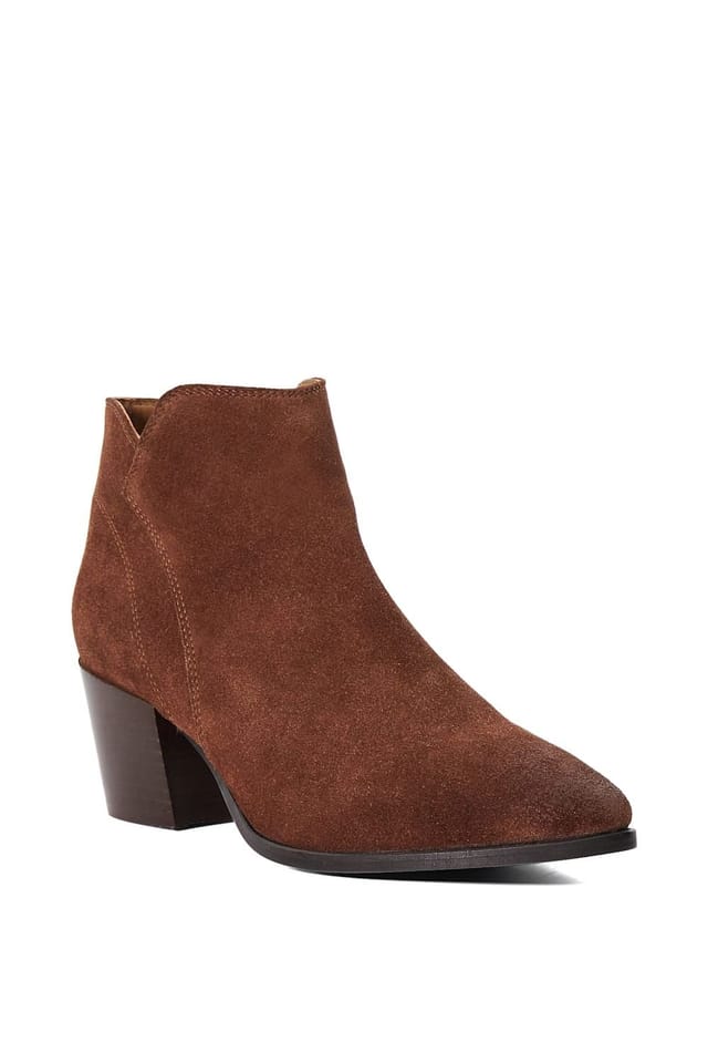 Dune London Dune London Women's 'Parlor' Suede Ankle Boots in Brown - 2