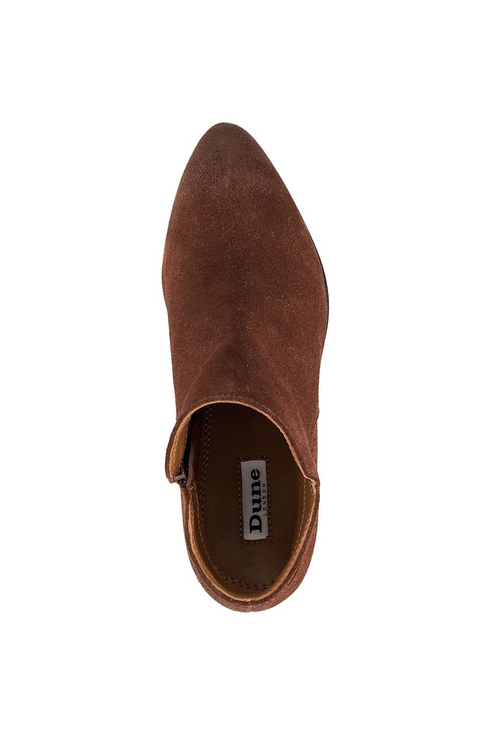 Dune London Dune London Women's 'Parlor' Suede Ankle Boots in Brown - 4