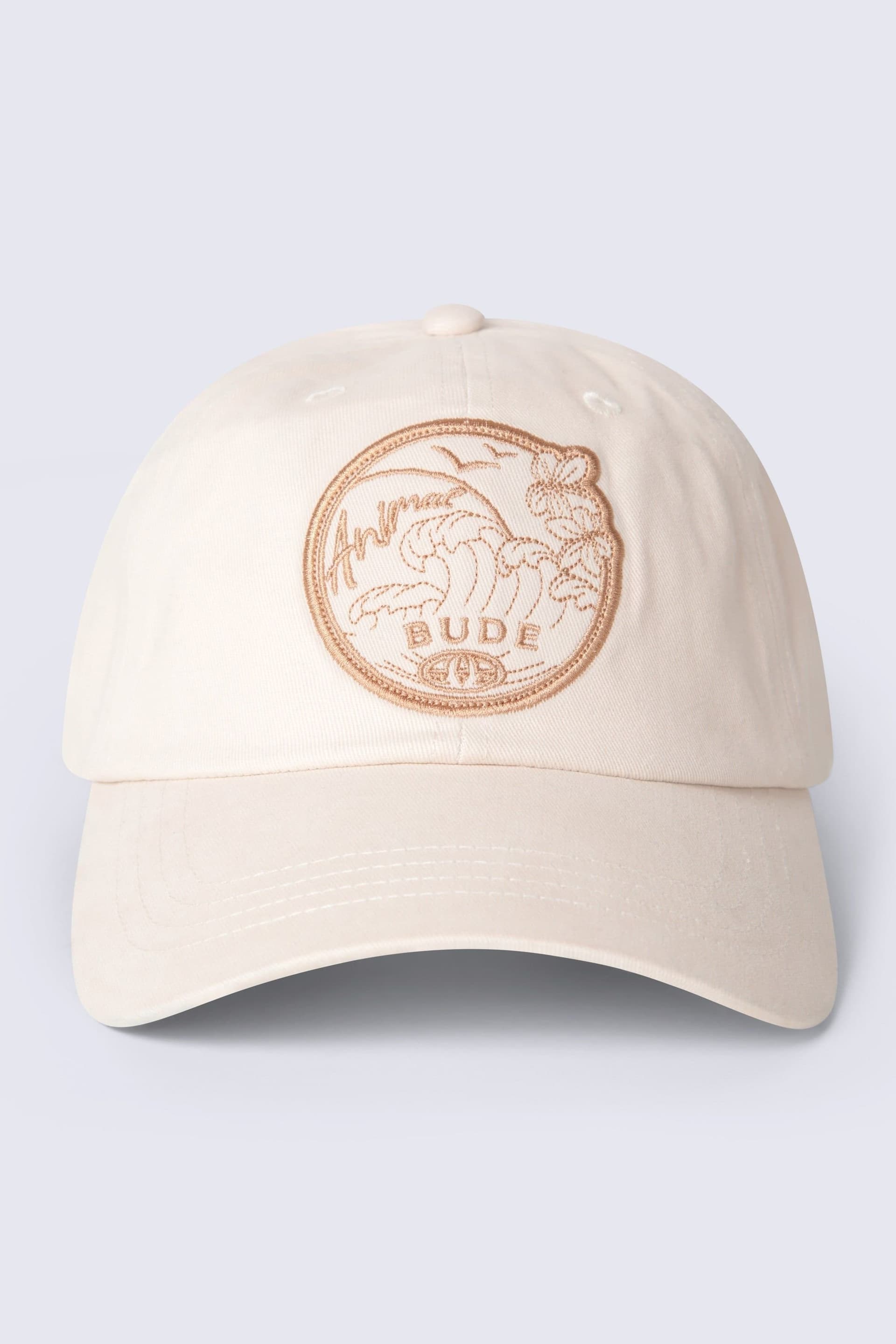 Animal Animal Men's 'Bude' Lightweight Comfortable Adjustable Strap Outdoor Baseball Cap in Beige