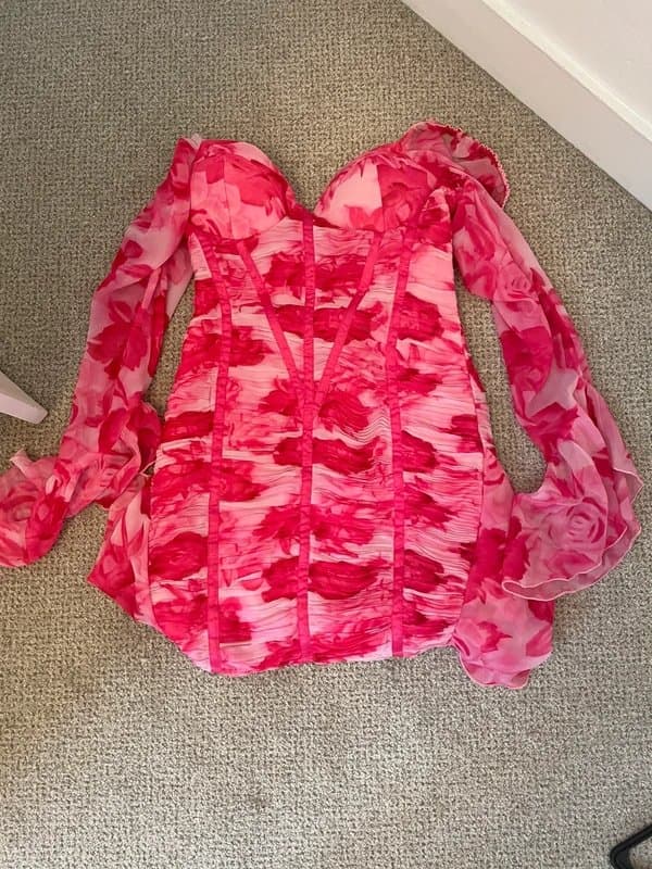 ASOS ASOS luxe pink dress