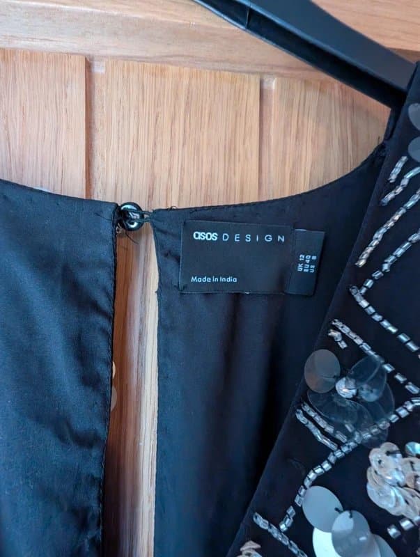 ASOS Design ASOS design size 12 gorgeous embellished mini dress.