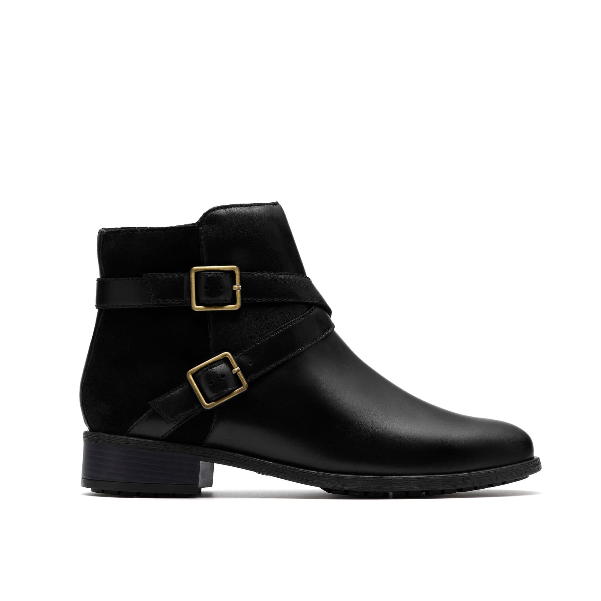 Clarks Clarks Women's Havisham Bay Black Leather Ankle Boots