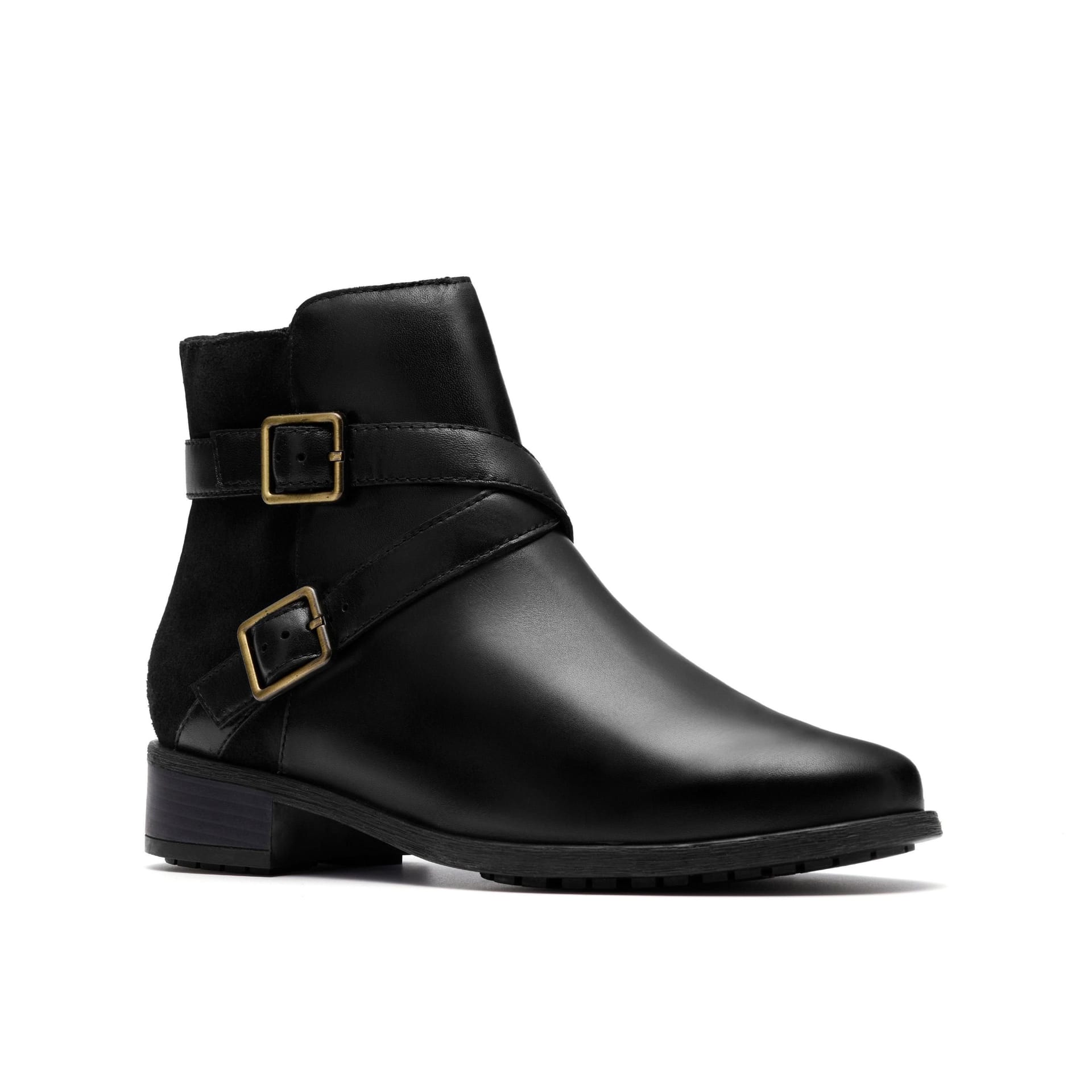 Clarks Clarks Women's Havisham Bay Black Leather Ankle Boots - 4