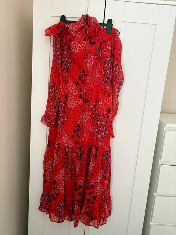 Never Fully Dressed Never Fully Dressed Halterneck cold shoulder dress