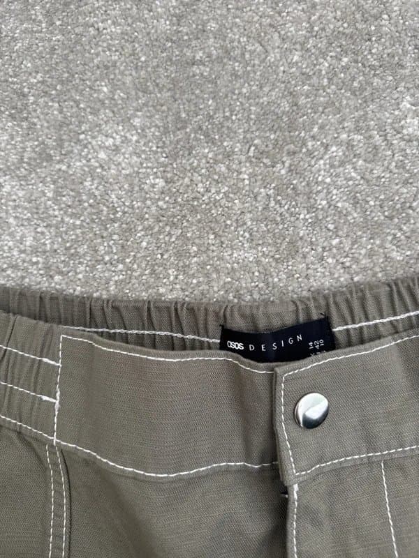 ASOS Design Green/Khaki cargo pants