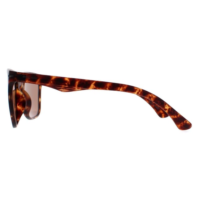Police Police Men's Rectangle Matte Dark Havana Brown SPL357 Blackbird Light 2 Sunglasses - 3