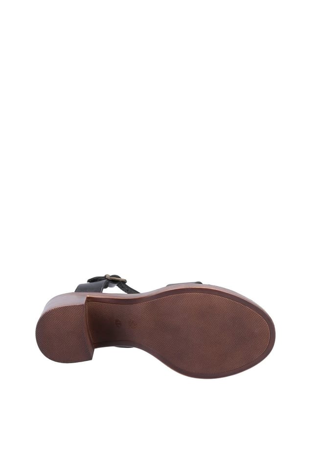 Hush Puppies Hush Puppies Women's 'Georgia' Smooth Leather Sandals in Black - 3