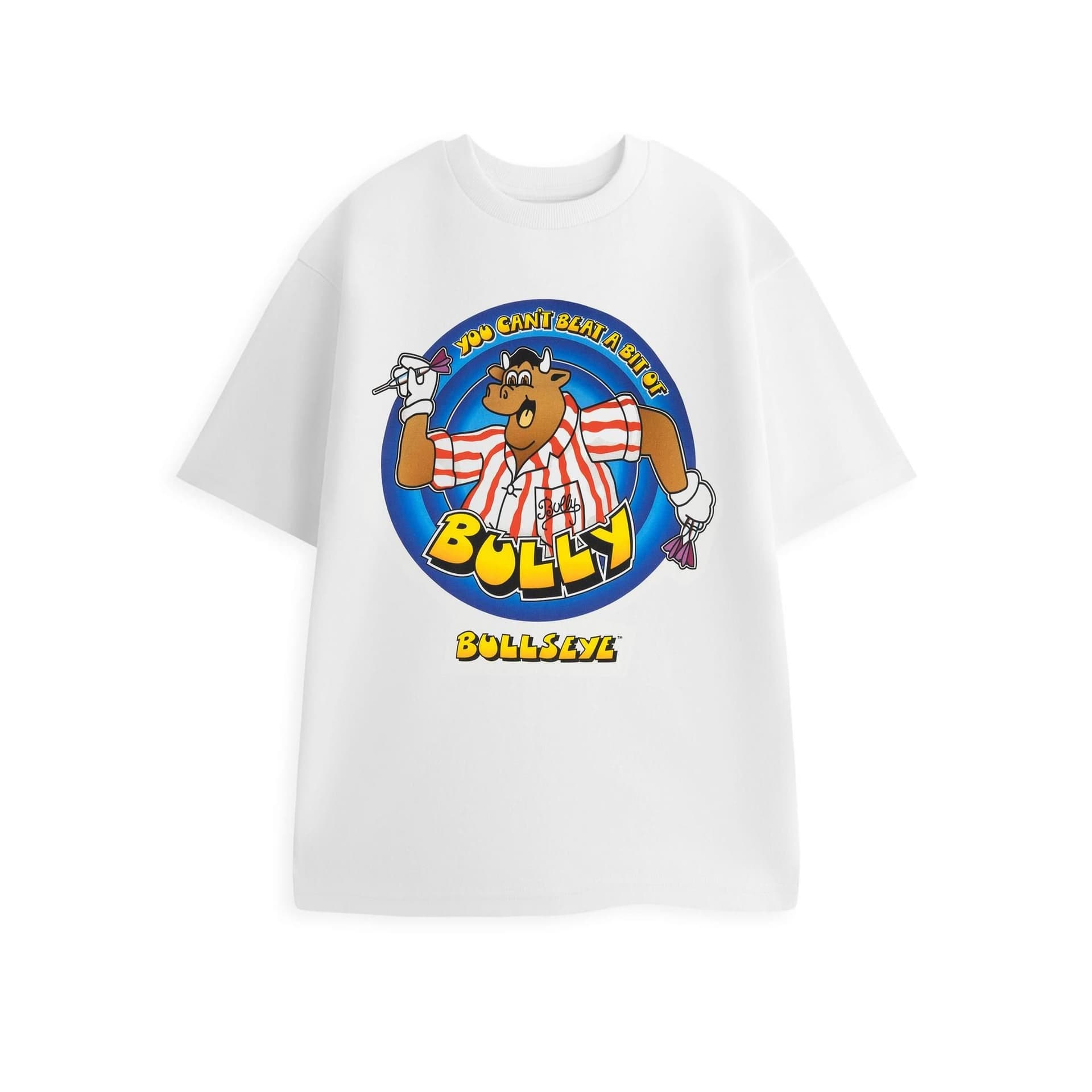 Bullseye Bullseye Men's Short Sleeved T-Shirt | White | Official Merch