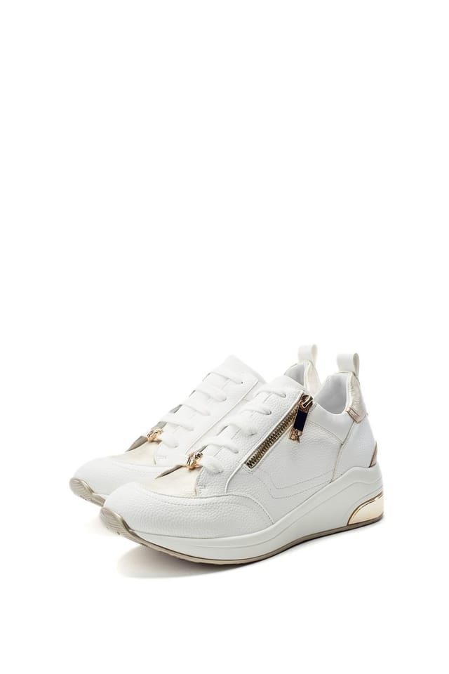 Moda In Pelle Moda In Pelle Women's Corali' Porvair Trainers in White - 2