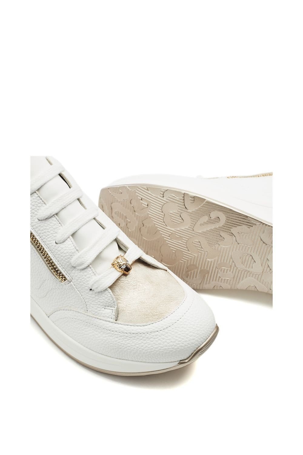 Moda In Pelle Moda In Pelle Women's Corali' Porvair Trainers in White - 4