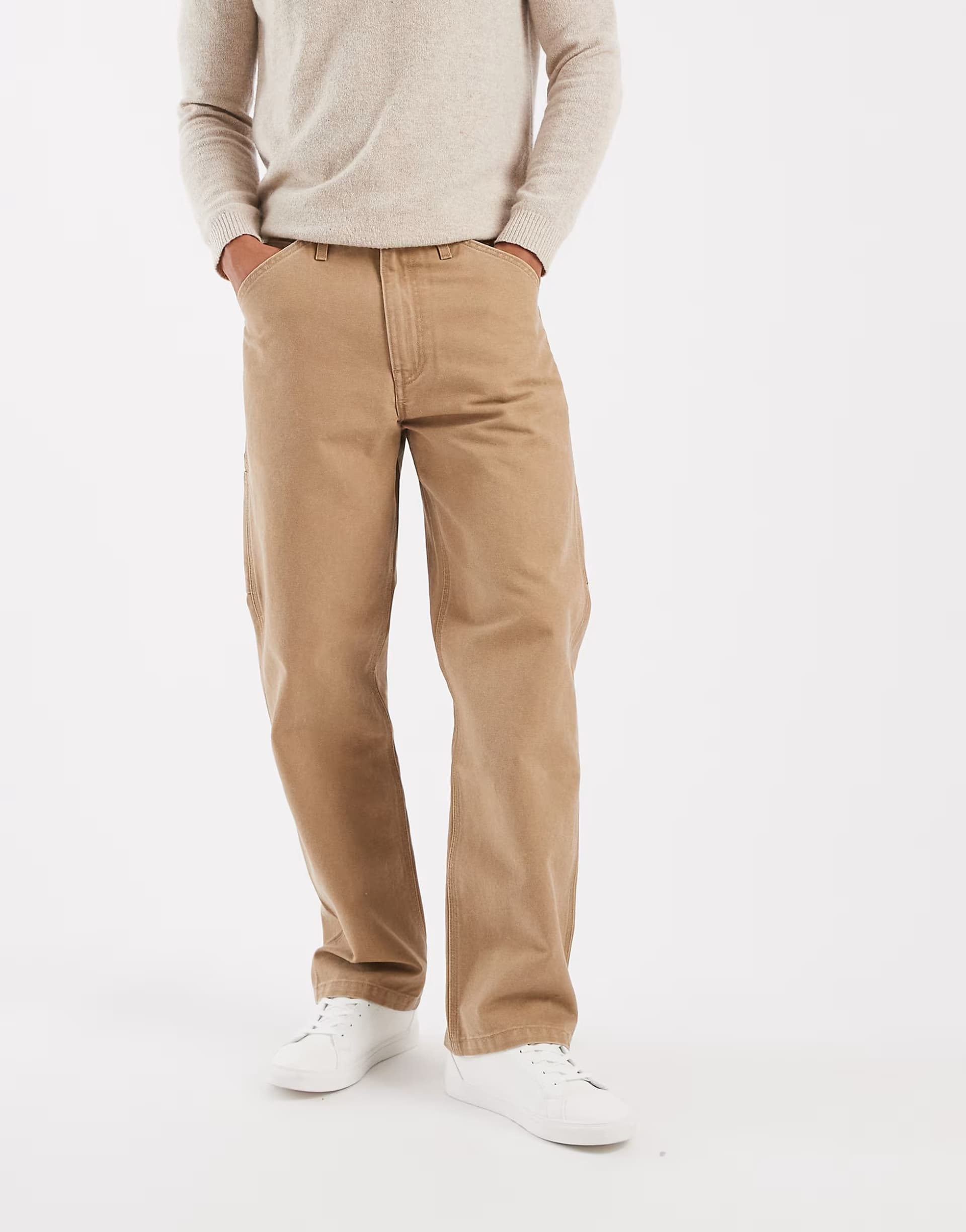 ASOS Levi's 568 loose strt carpenter in beige