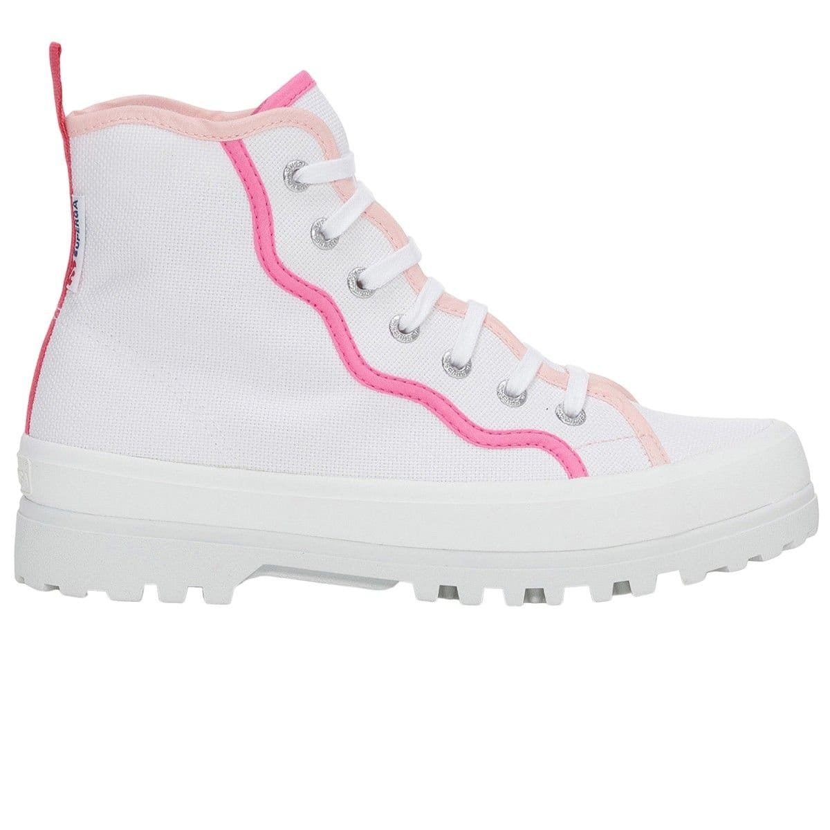 Superga Superga Women's 2341 Alpina Curly Bindings Ankle Boots in White - 4