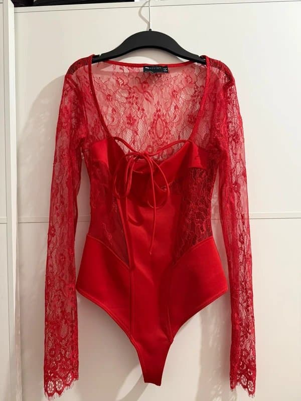 ASOS ASOS Satin Corset bodysuit