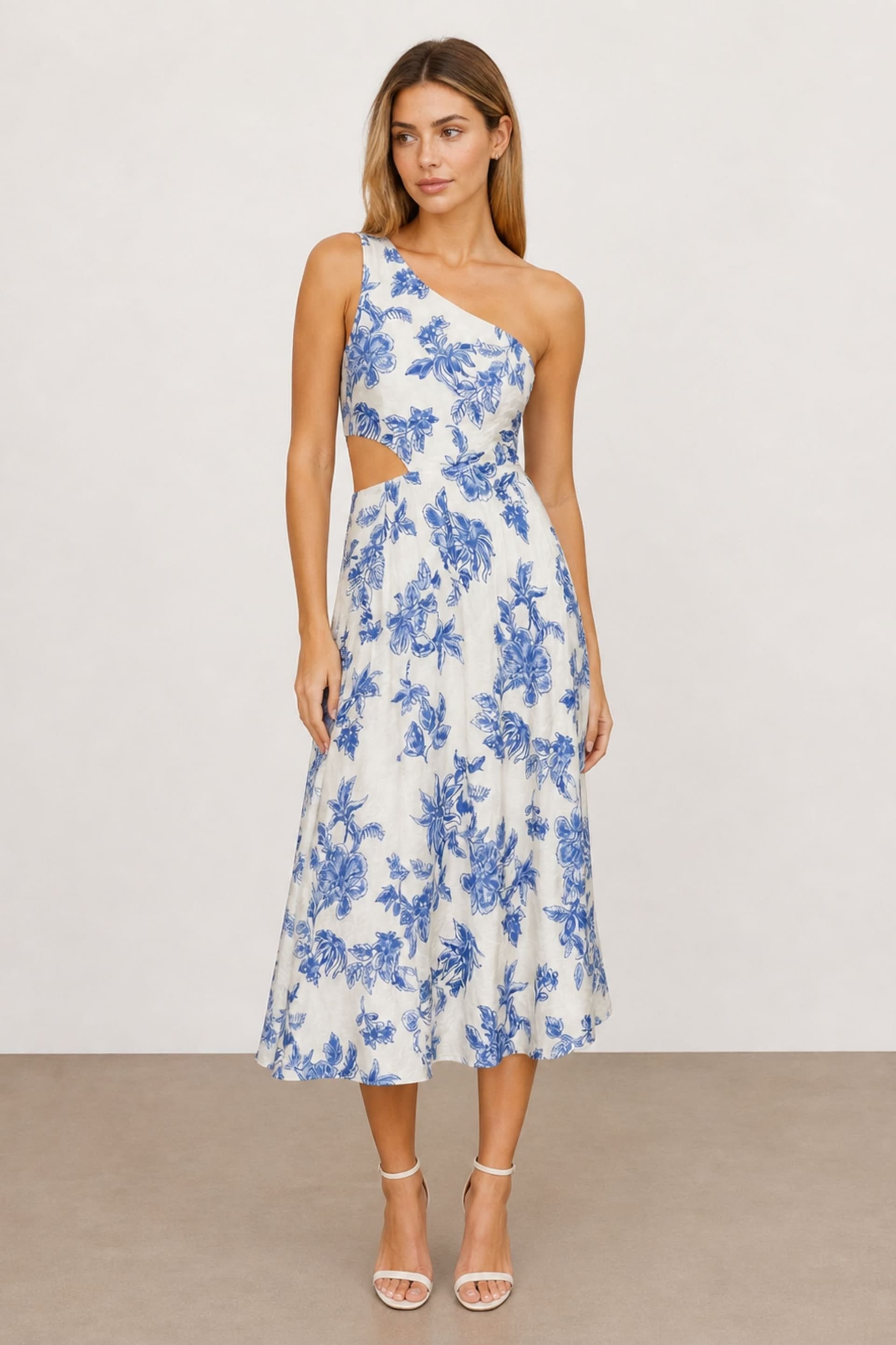 Style Cheat Style Cheat Women's Jasmine Blue Print Dress