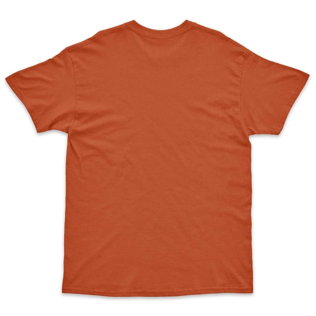 Bad Zebedee Bad Zebedee Men's Ski Slogan T-Shirt in Terracotta - 3