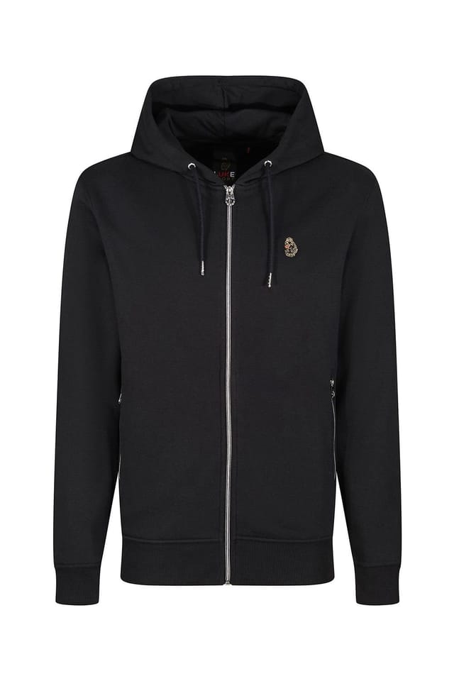 Luke 1977 Luke 1977 Men's Berlin 1000 Zip Hoodie in Black - 3