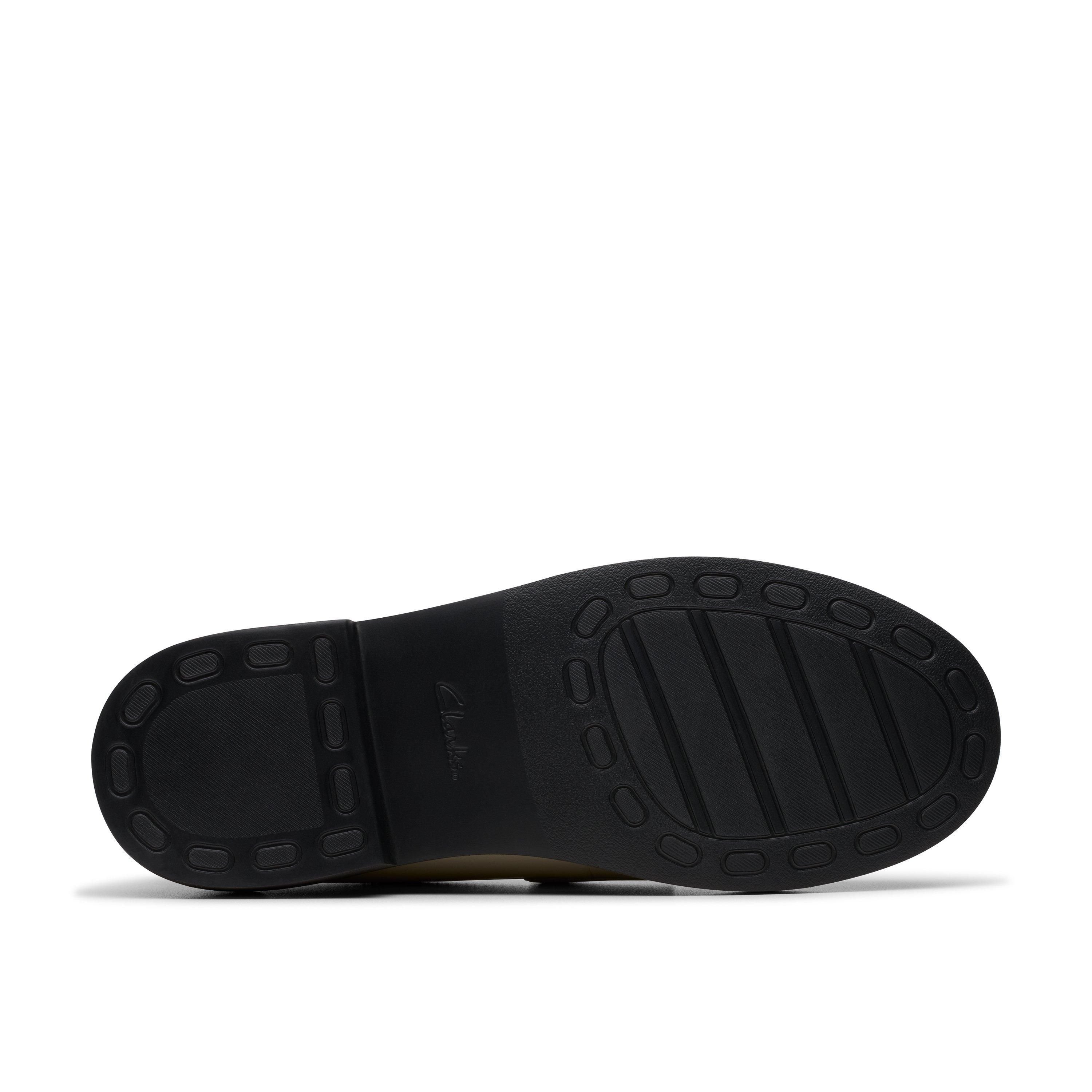 Clarks Clarks Women's Splend Edge Cream Leather Loafers in White - 3