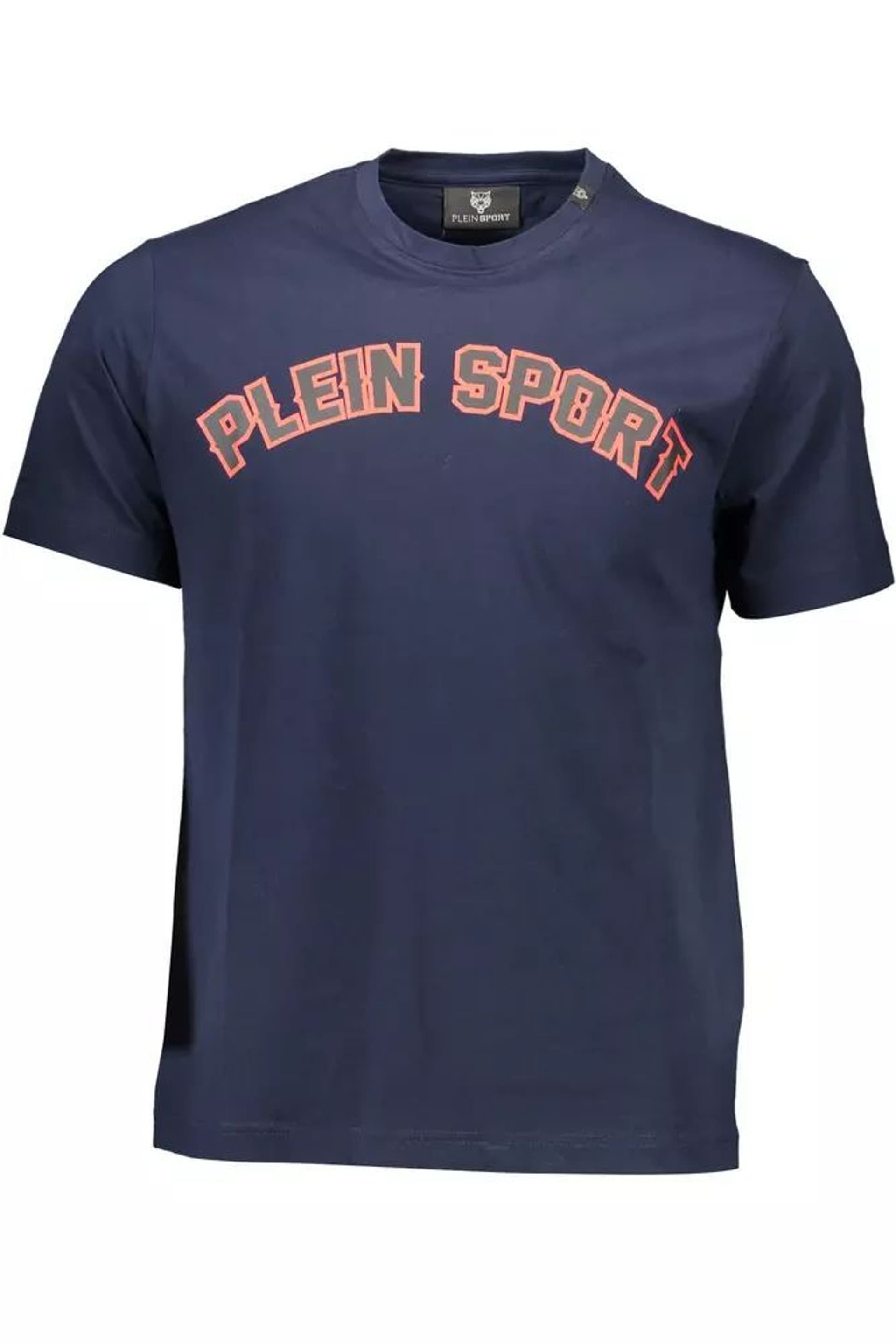 Plein Sport Plein Sport Men's Collegestyle Logo T-Shirt Pl9553 in Cobalt