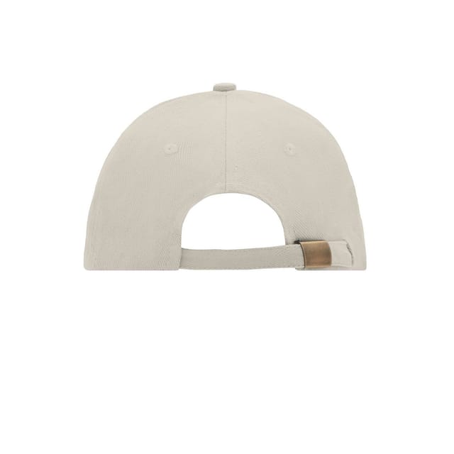 Myrtle Beach Myrtle Beach Men's 6 Panel Sandwich Peak Baseball Cap in Light Grey - 2