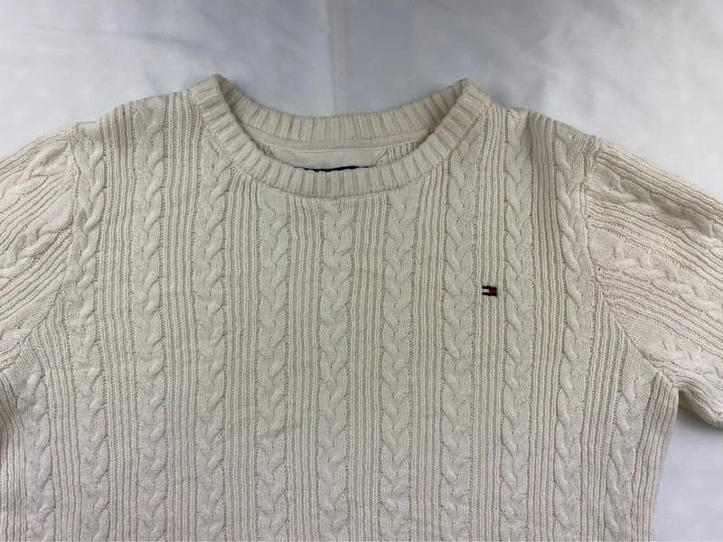 Tommy Hilfiger Tommy Hilfiger Cable Knit Jumper – Teen Girls XL (16–18) age 15-17 years approx