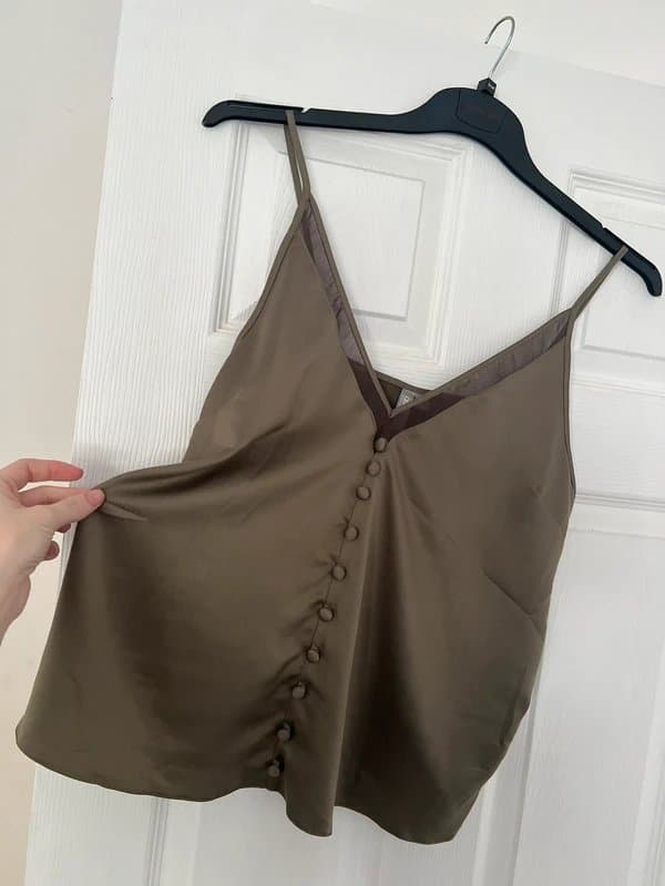 ASOS ASOS button down silky cami top