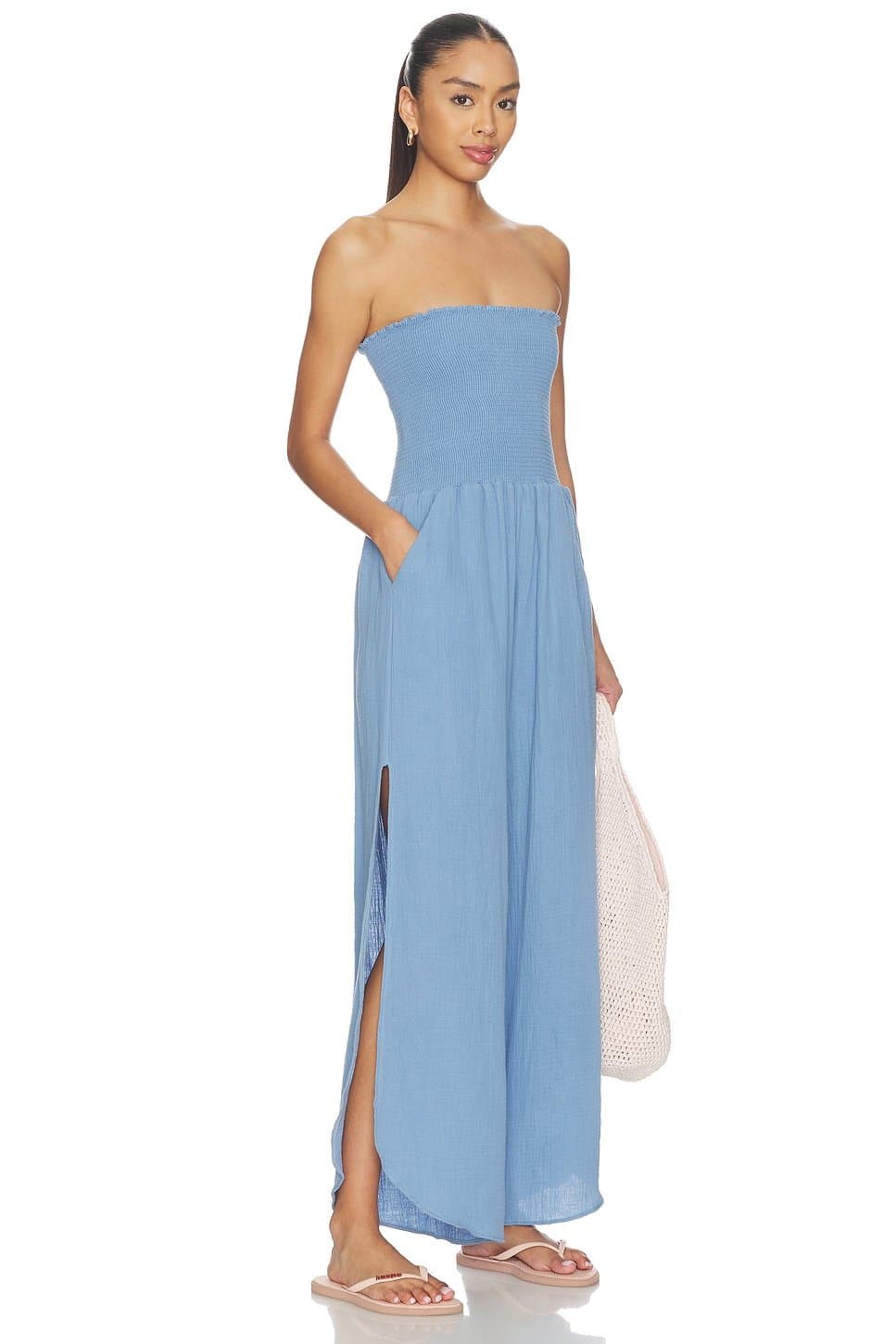 revolve Harriet Strapless Jumpsuit