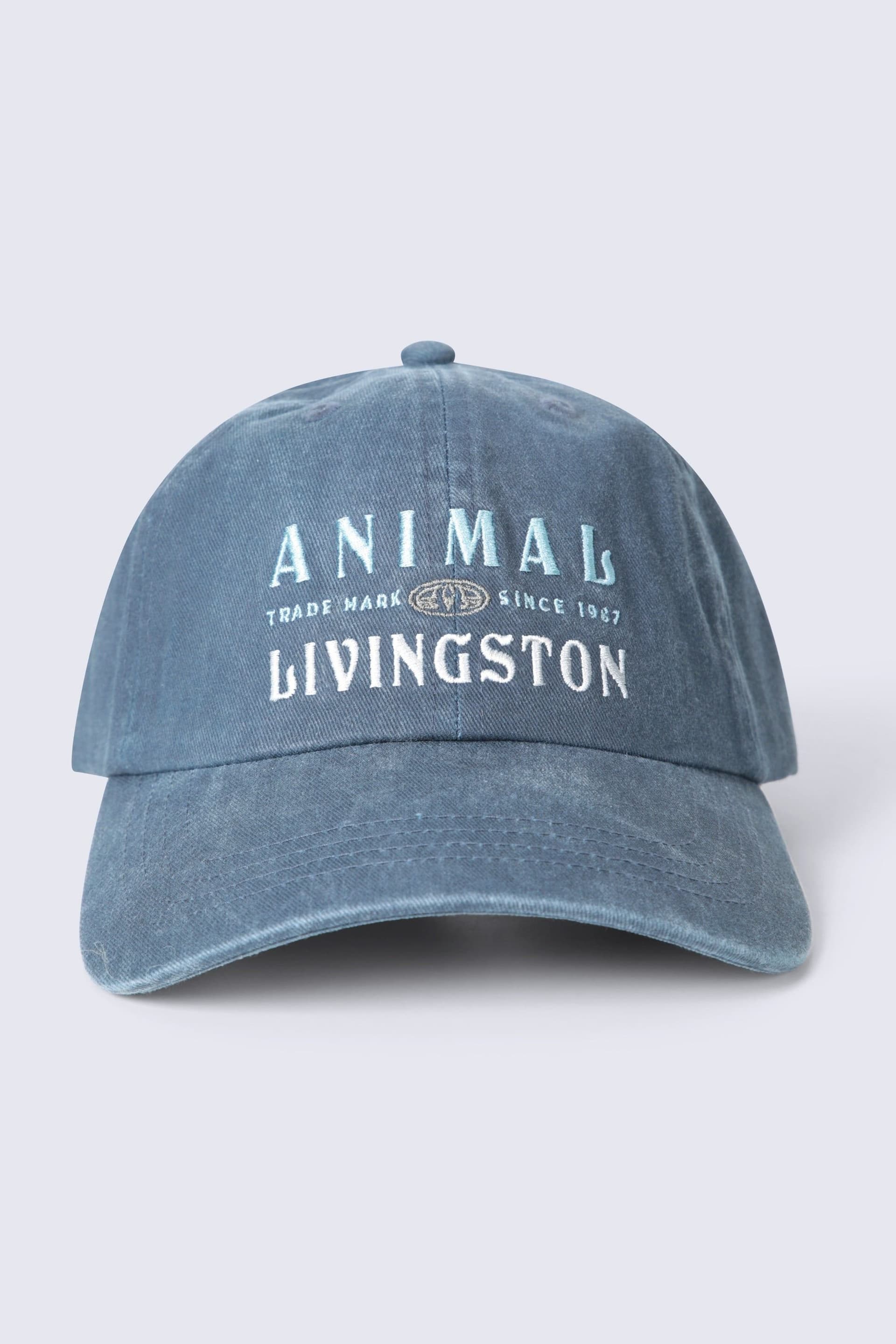 Animal Animal Men's Livingston Lightweight Adjustable Cotton Casual Everyday Baseball Cap in Navy