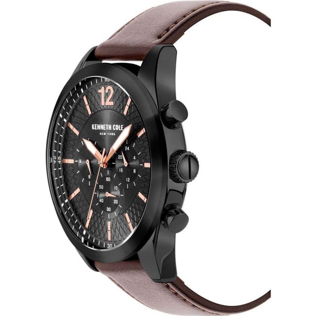 Kenneth Cole Kenneth Cole Men's KC51085004 Modern 48mm Quartz Watch in Brown - 2