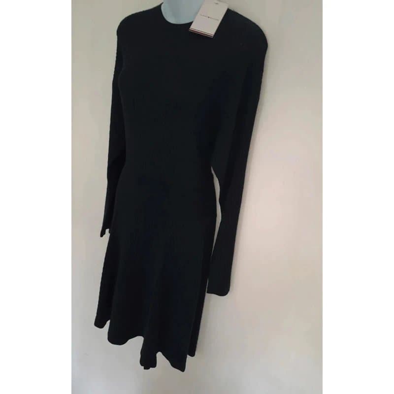 Tommy Hilfiger Tommy Hilfiger micro cable knit womens midi dress UK size S small brand new with tags
