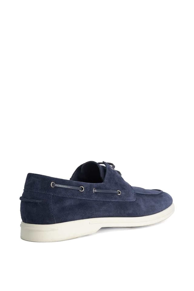 Dune London Dune London Men's 'Boldman' Suede Boat Shoes in Blue - 3