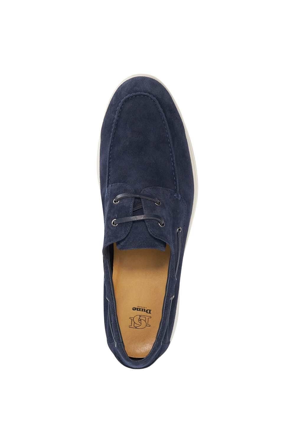 Dune London Dune London Men's 'Boldman' Suede Boat Shoes in Blue - 4