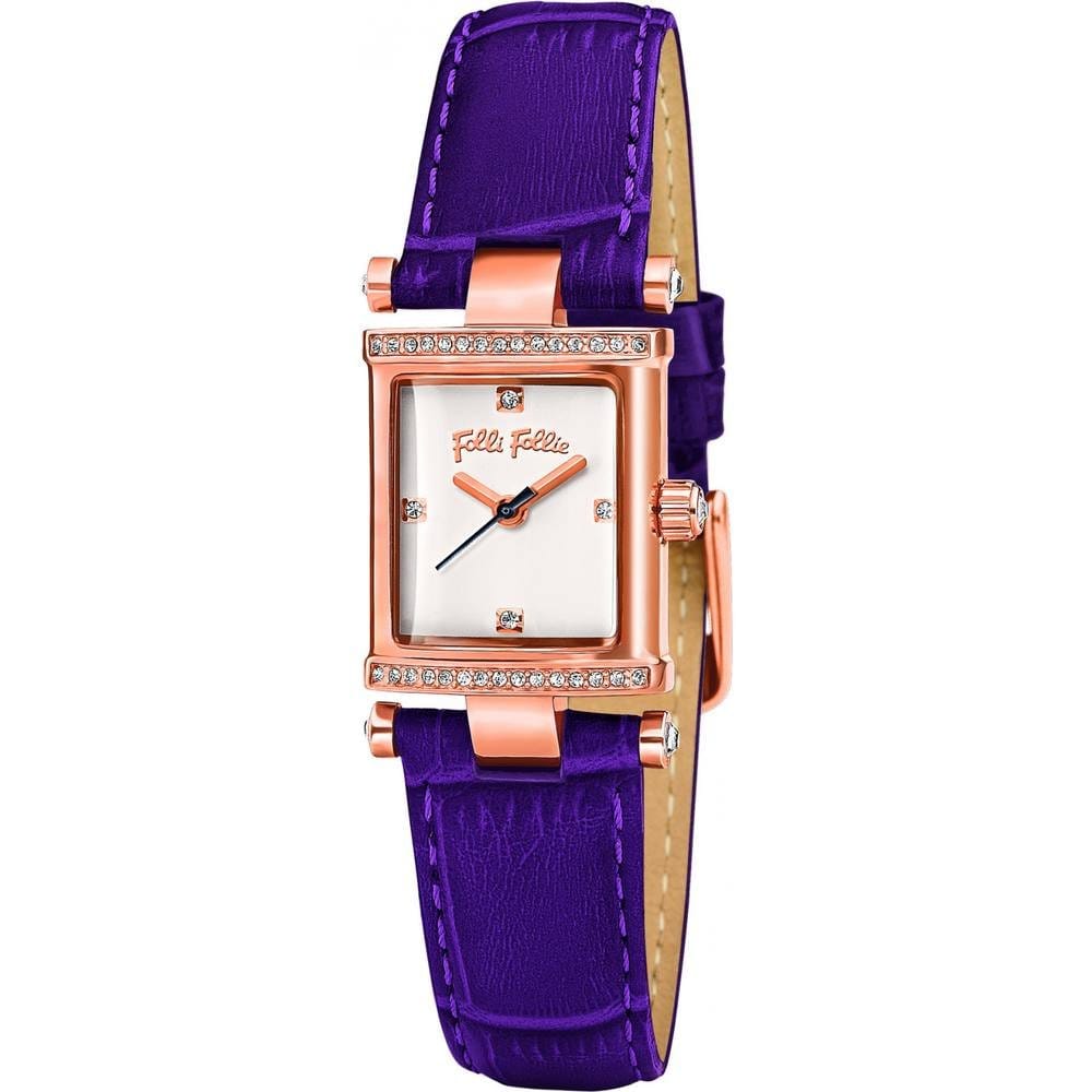 Folli Follie Folli Follie Women's WF13B037SSL 18mm Quartz Watch in Purple - 1