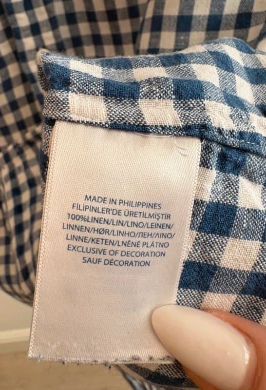 Ralph Lauren Ralph Lauren checked spring summer long sleeved shirt size small