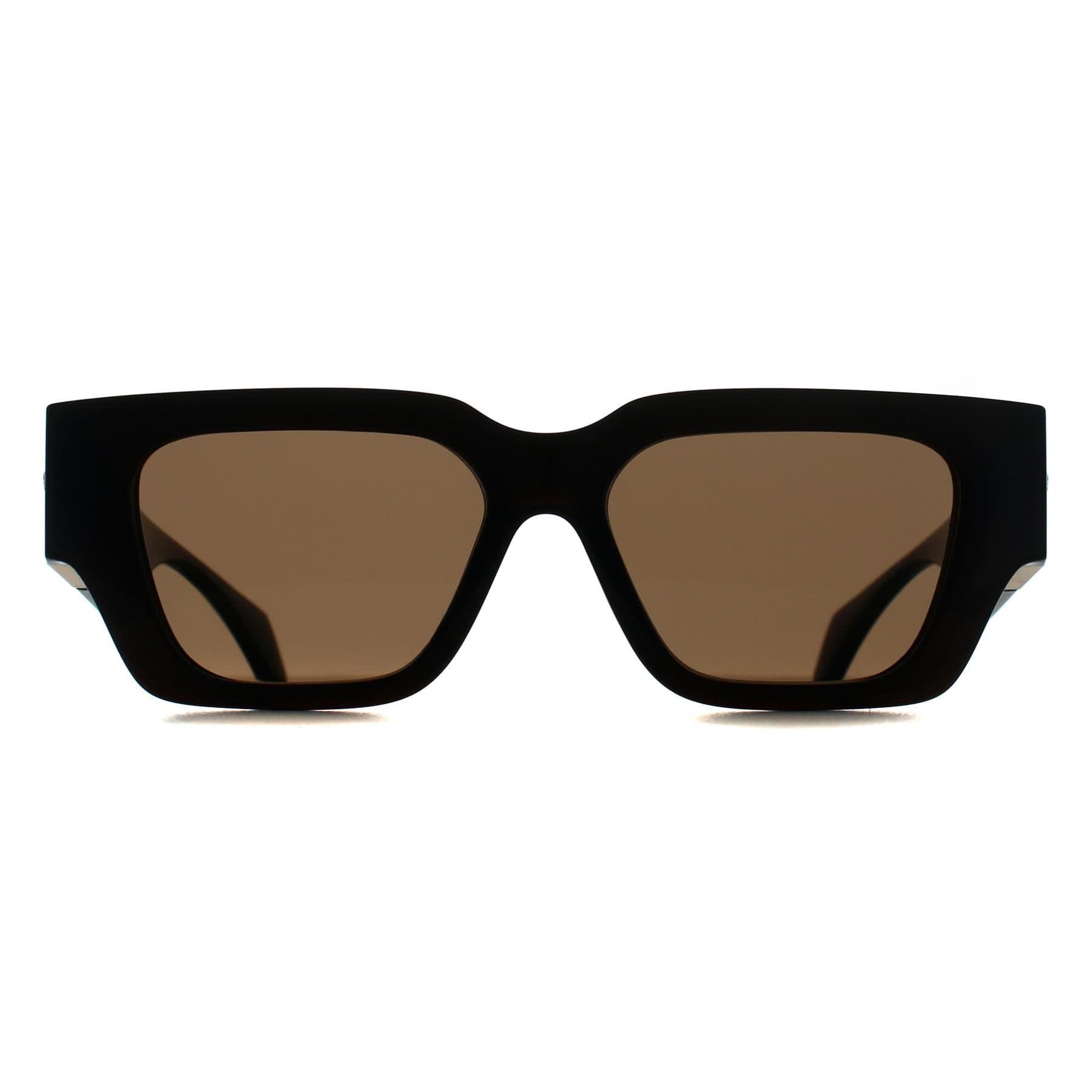 Versace Versace Women's Square Transparent Brown Brown VE4497U