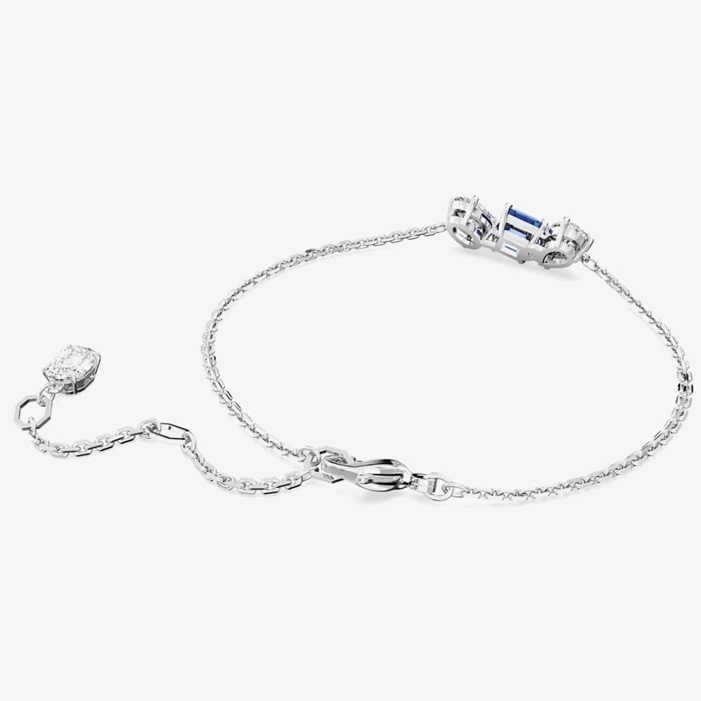 Swarovski Swarovski Women's Mesmera Blue Mixed Cuts Rhodium Plated Bracelet 5668359 - 4