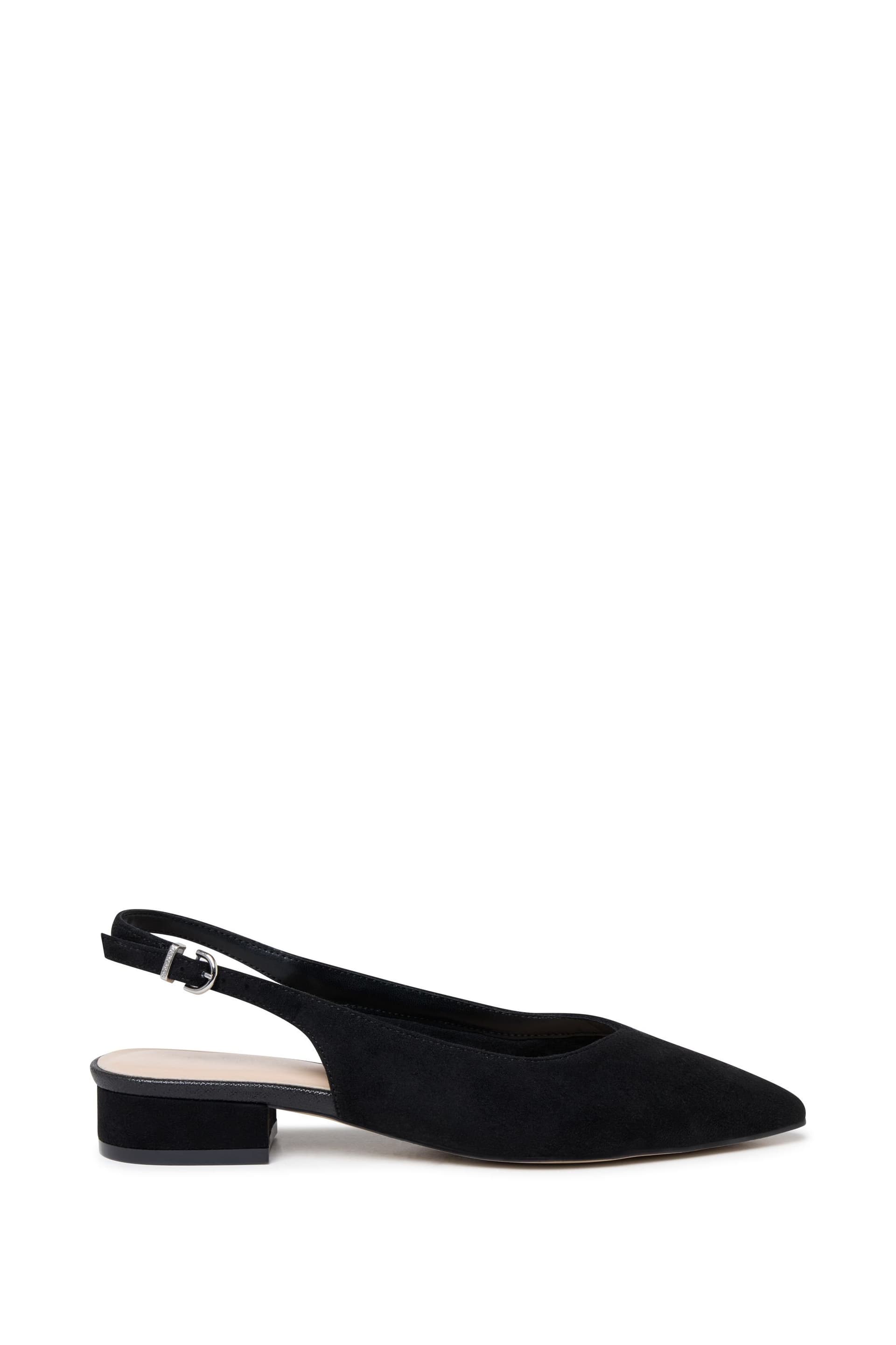 Paradox London Paradox London Women's Karissa' Block Heel Slingback Shoes in Black