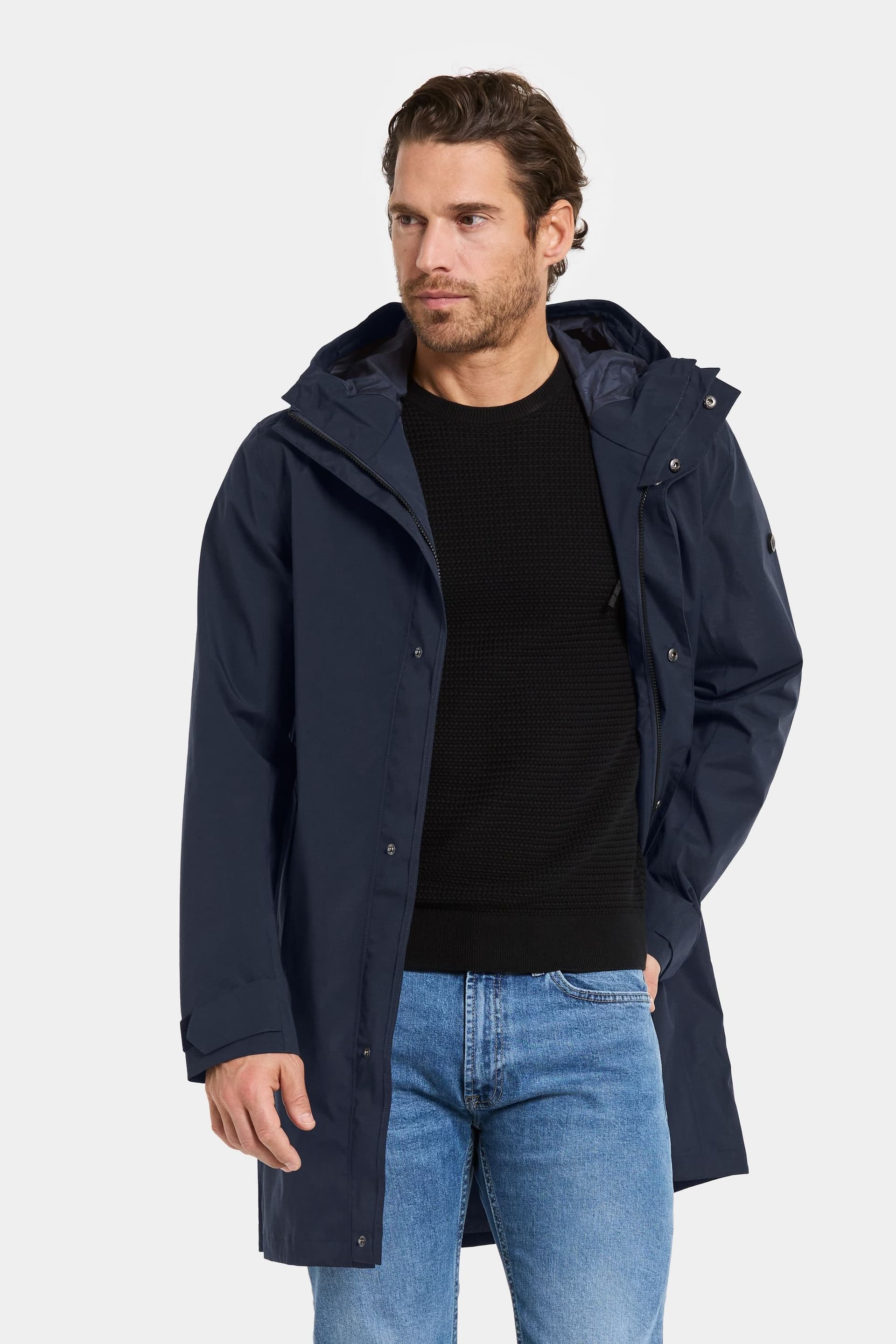 Didriksons Didriksons Men's George Parka in Dark Blue