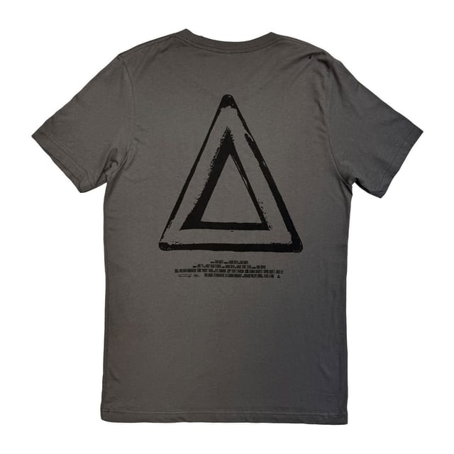Bastille Bastille Men's Repeat Logo Back Print T-Shirt in Charcoal - 2